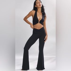 Royal Codes Bella Pants XS black NWOT Yoga Dance Pants